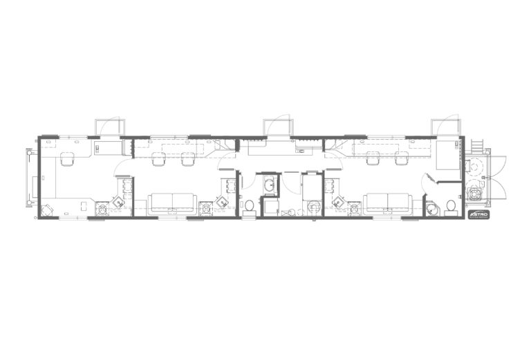 Astro Oilfield Rentals, Command Centre, 12'x60'