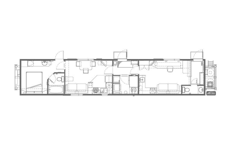 Super Single Wellsite Trailer, 12x60